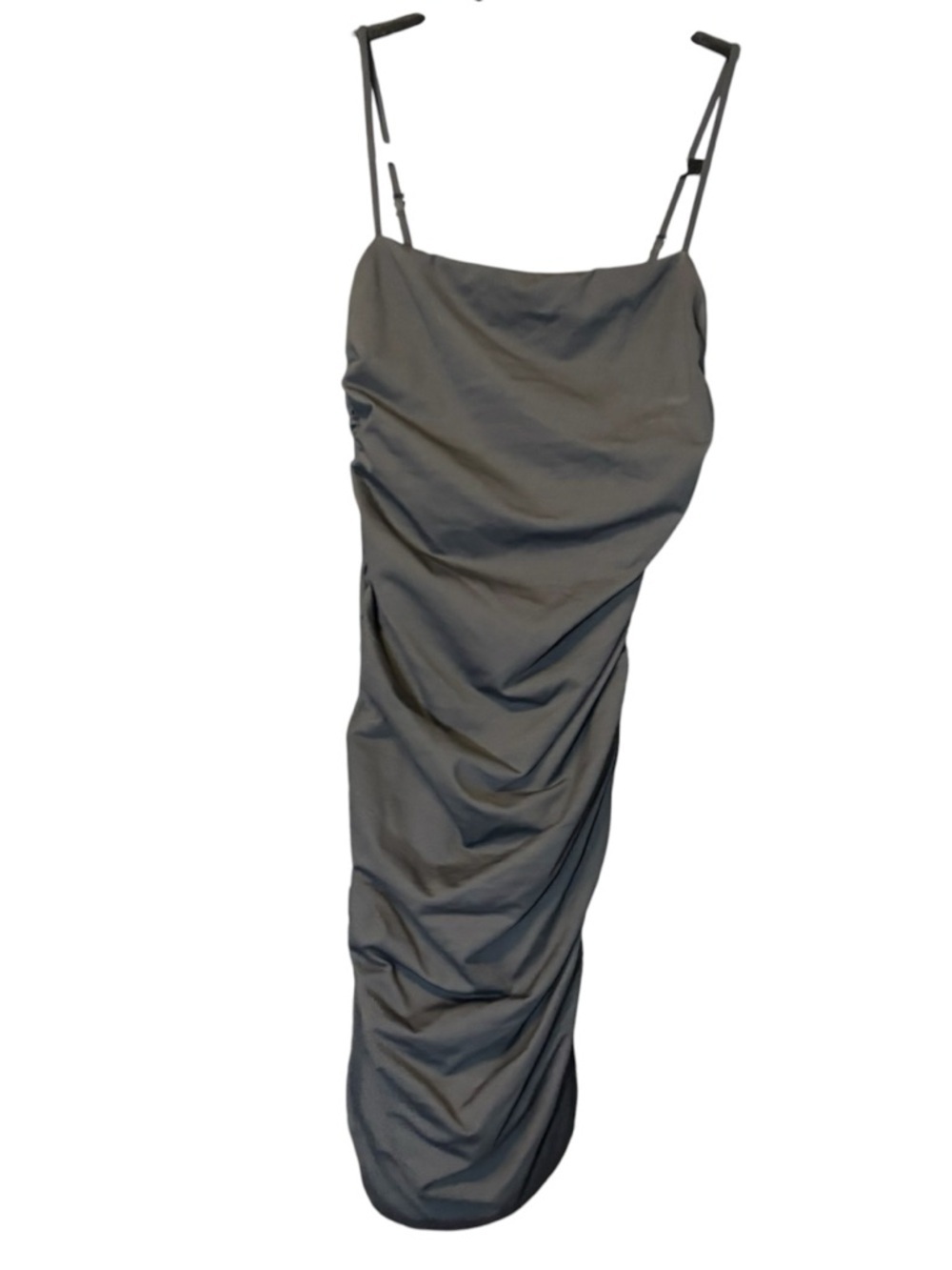 Aritzia Babaton Black Ruched Mini Bodycon Dress Size Small - Adjustable Straps